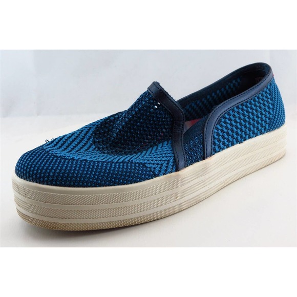 Skechers Fashion Sneakers‎ Blue Fabric Women 8 Medium - Picture 1 of 7